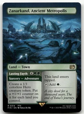 Zanarkand, Ancient Metropolis (Borderless) #314 (NM) Final Fantasy FIN Magic MTG