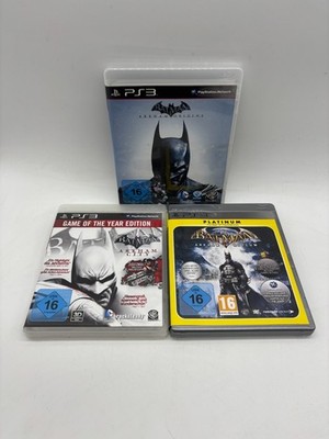 Sony PS3 Playstation 3 Batman Origins + Batman Asylum + Batman Arkham City