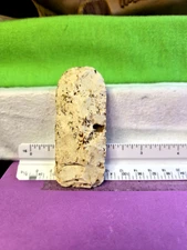 Authentic finely made Flint Adze made of Burlington from Green co ILL.