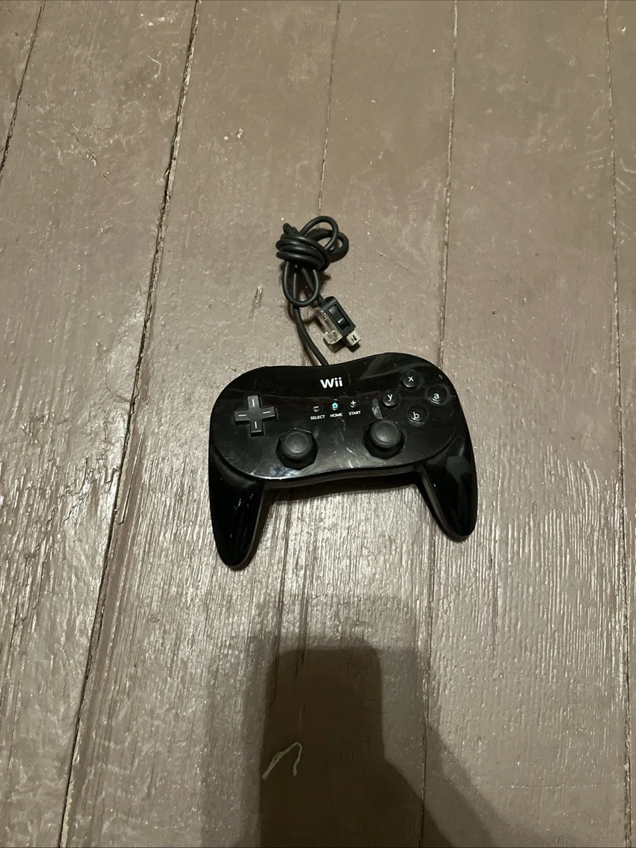 Controle Classic Pro Original Black - Nintendo Wii | Brasil