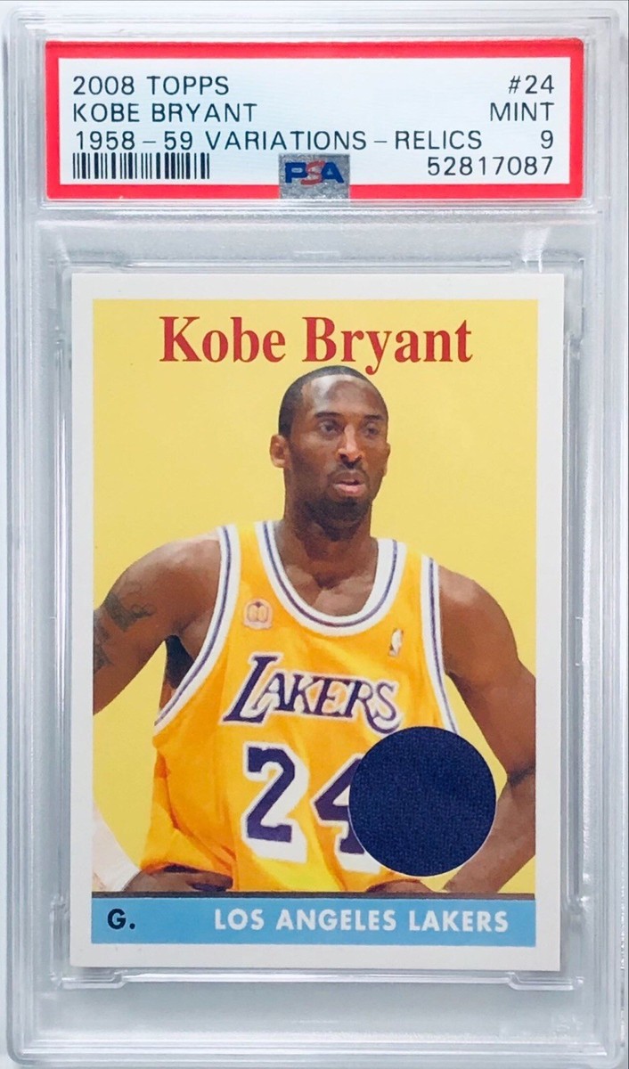 2008-09 Topps - Kobe Bryant #24 1958-59 Variations Relics