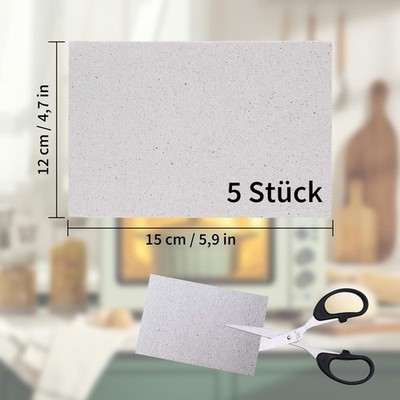 5 Stück Glimmerscheibe, 15 × 12 cm Mikrowelle Glimmerplatte Reparatur Teil, U...