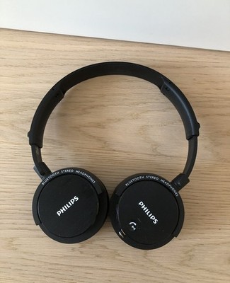  PHILIPS Bluetooth Stereo Headphones Kopfhörer Schwarz 