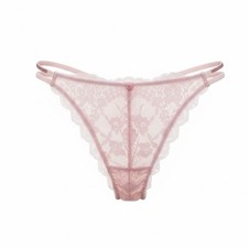 Victoria  s Secret Dream Angels Brazilian Panty XS Pink Lace NWT