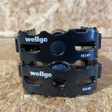 Wellgo M149 Flat MTB Pedal All Black Used, Light Scratches