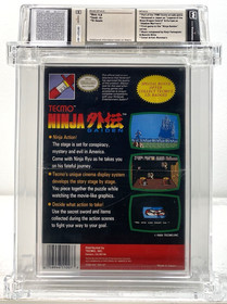 Ninja Gaiden 1 2 3 Set New 1988 Nintendo NES Factory Sealed WATA Graded TOP POP