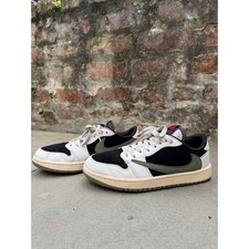 Travis Scott x Air Jordan 1 Low OG Olive Sail Black DZ4137-106 W size8