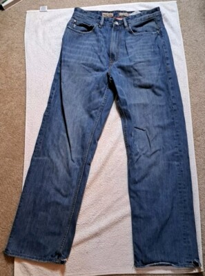 Ecko Unltd Mens 32x32 Jeans Denim Foundry Blue Y2K Skater Baggy Fit Distressed 