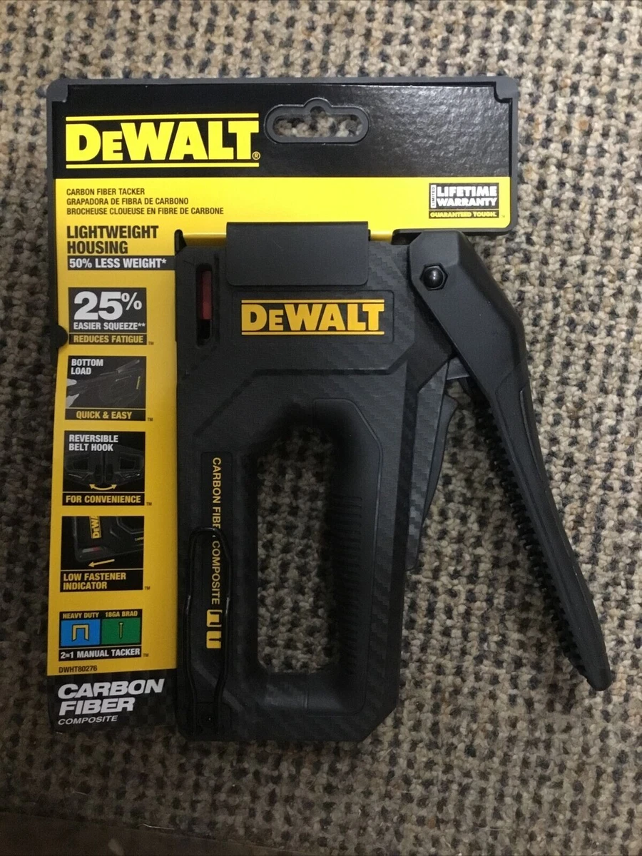 DeWALT Lightweight Housing Carbon Fiber Tacker DWHT80276 NEW