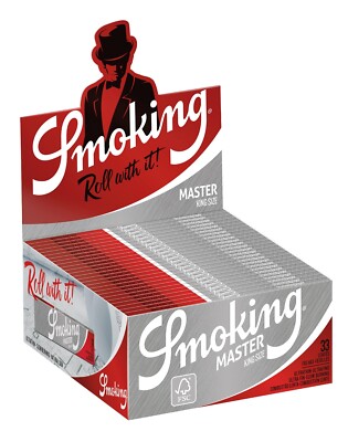 Smoking Master Silver King Size | Erfahrene Dreher | FSC | Extra Dünnes Papier