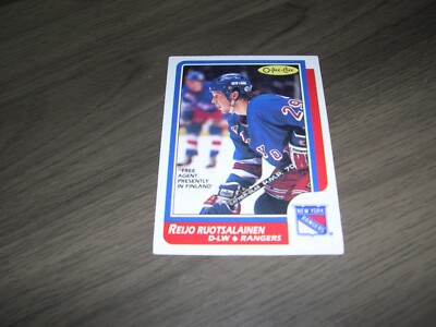 1986-87 opc  # 128 reijo ruotsalainen