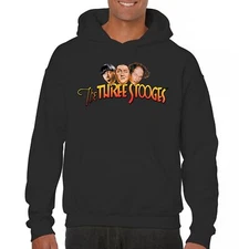 The Three Stooges Sweatshirt Funny 3 Wise Guys Curly Moe Larry Shemp Hoodie