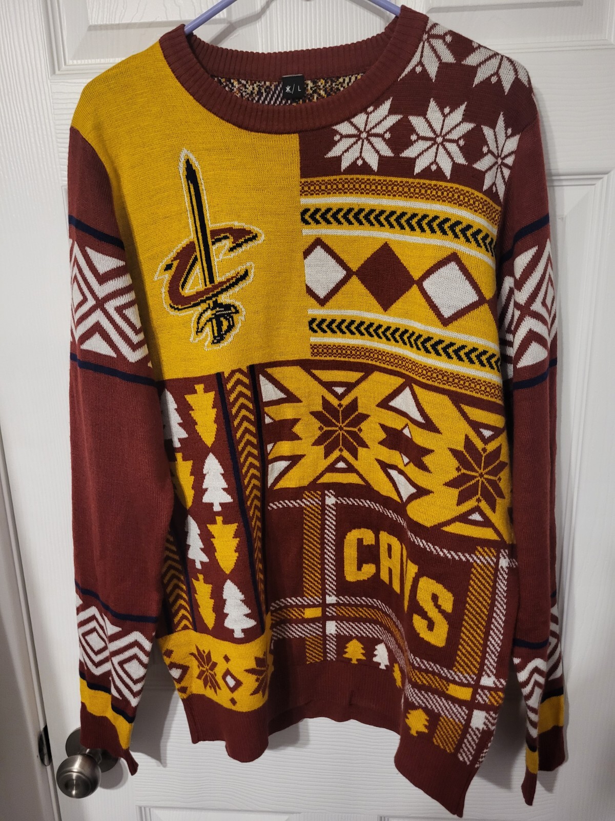 Cleveland Cavaliers Ugly Christmas Sweater Large
