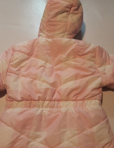 Outdoor kids Girls Pink Long Sleeve Hooded Winter Puffer Jacket M - Picture 8 of 8