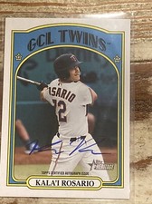 2021 Topps Heritage Minor League Edition - Real One Autographs  Kala'i Rosario 