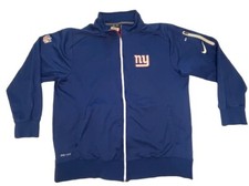VTG Nike New York Giants NFL On Field Dri-Fit Jacket Full Zip Men  s LG Pockets