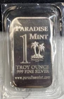 Collectible 1oz Sealed Paradise Mint Island Palm Tree Silver Art Bar cd