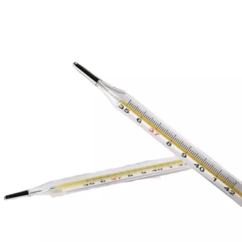 Medical Mercurial Glass Thermometer, Screen Clinical Large ScreenClinical - 1pc - Picture 5 of 8