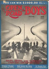 MAG: Open Road For Boys 6/1938-Navy photo cover-Clarence Doore-Pre WWII-VG
