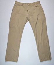 LRG Mens Pants True Tapered Fit Khaki Twill Size 38x31 J145003 LRGeans