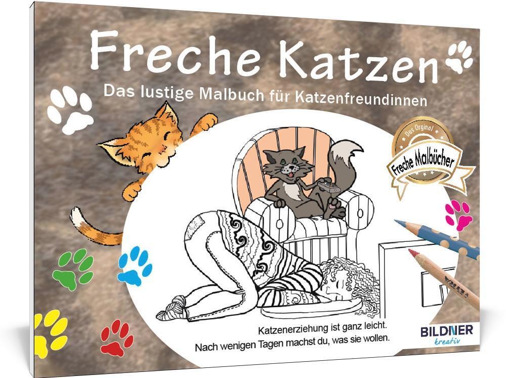 Thumbnail - Freche Katzen | Taschenbuch | Deutsch (2017) | Kreativ | 64 S. |