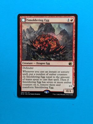 Smoldering Egg Ashmouth Dragon / Schwelendes Ei# MID Magic MTG