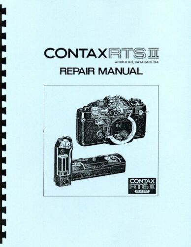 Contax RTS-II Aparat kwarcowy Korpus Naprawa Ręczny przedruk - Zdjęcie 1 z 4