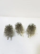 Lot of 3, 1-1/2 diameter 2-in. long Power Tube Wire stainless steel Brush drill