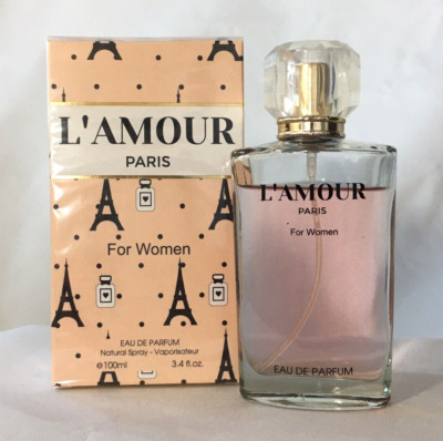 Perfume For Women Fragrance L Amour Paris Eau De Parfum Body Spray 3.4 fl