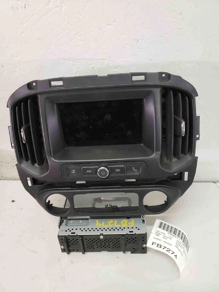 Radio de audio Chevrolet Colorado 2017-2019 con panel de control de pantalla OEM Foto 3 de 4