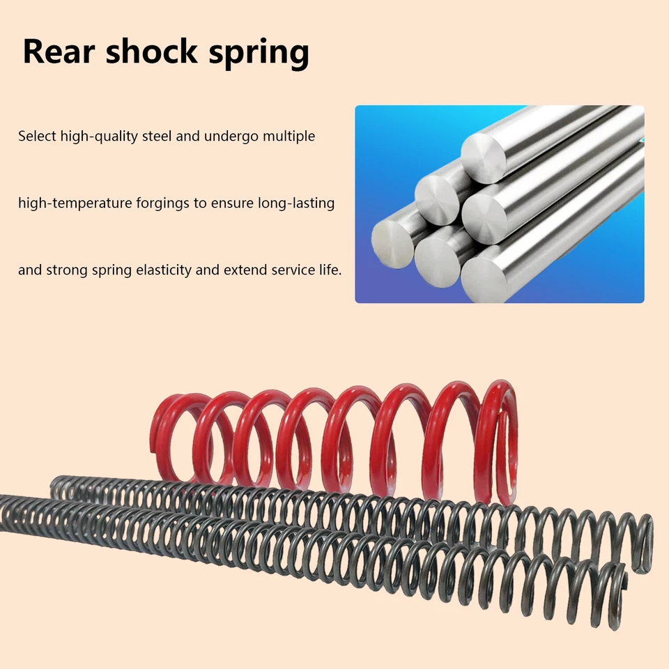 Сверхпрочные вилочные пружины и задняя пружина для Kawasaki KLX140 KLX140G KLX140L 08-20 - Изображение 3 из 4