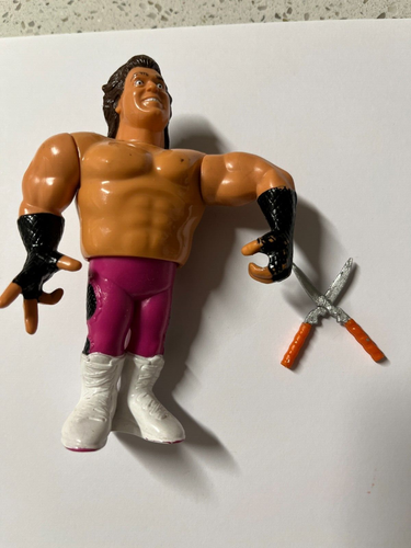 WWF Hasbro Wrestling Figures Lot x 5 WWE - Warrior, Piper Rude,Earthquake Beefer - Picture 7 of 12