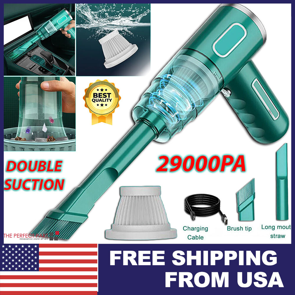 29000PA Cordless Hand Held Vacuum Cleaner Mini Portable Car Auto Home Wireless