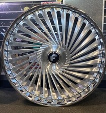 30x10 6x135139 Set Of 4 Wheels Forged Forgiato Twisted Trimestre Float Caps Xl