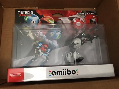 Nintendo amiibo Metroid Dread Samus & E.M.M.I. Figures 2 Pack Set 