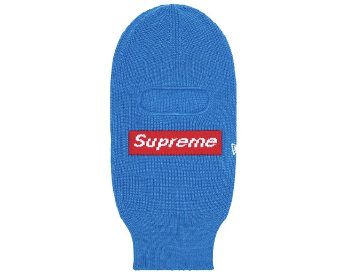 Supreme x New Era Box Logo Balaclava FW22 Blue Authentic Preorder Confirmed!