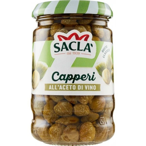 SACLÀ CAPPERI ALL'ACETO DI VINO 200 G
