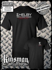 Carroll Shelby Cobra Strip Logo 2-Sided T-Shirt