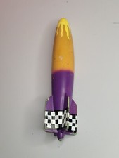 SwimWays Toypedo Gliding Torpedo Pool Toy 11.5" Checkered Flame