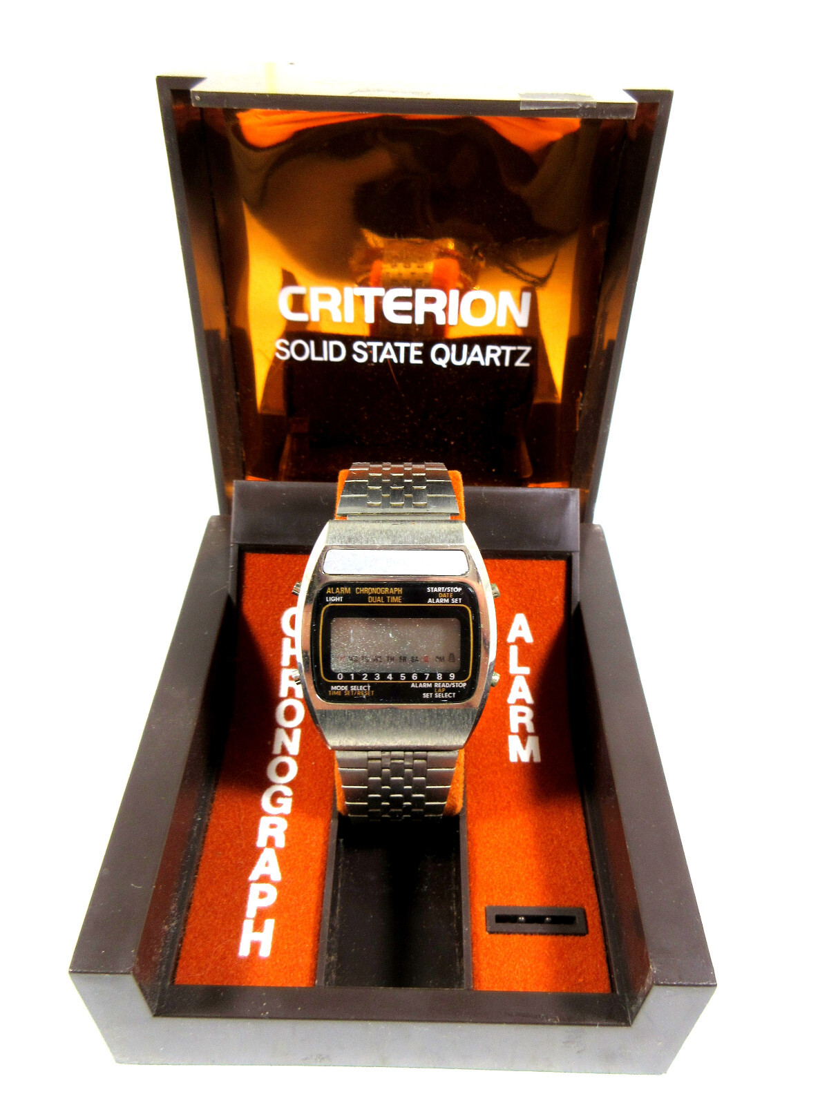 Vintage Criterion Solid State Quartz Chronograph … - image 1