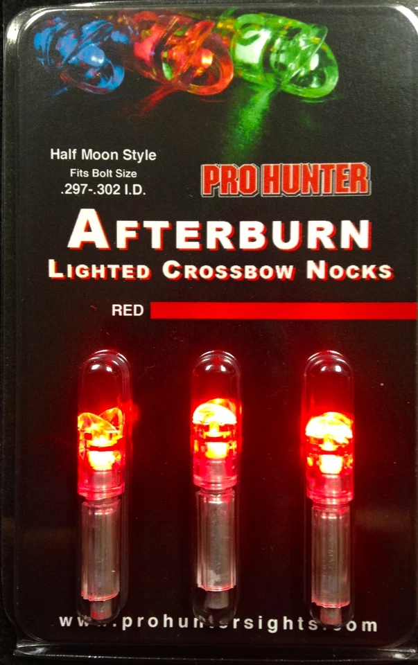 3 AFTERBURN АРБАЛЕТ СТРЕЛЫ ОСВЕЩЕННЫЕ НАКОНЕЧНИКИ ПОДХОДИТ БОЛТЫ РАЗМЕР 297-302 (СДЕЛАНО В США) - Изображение 2 из 4