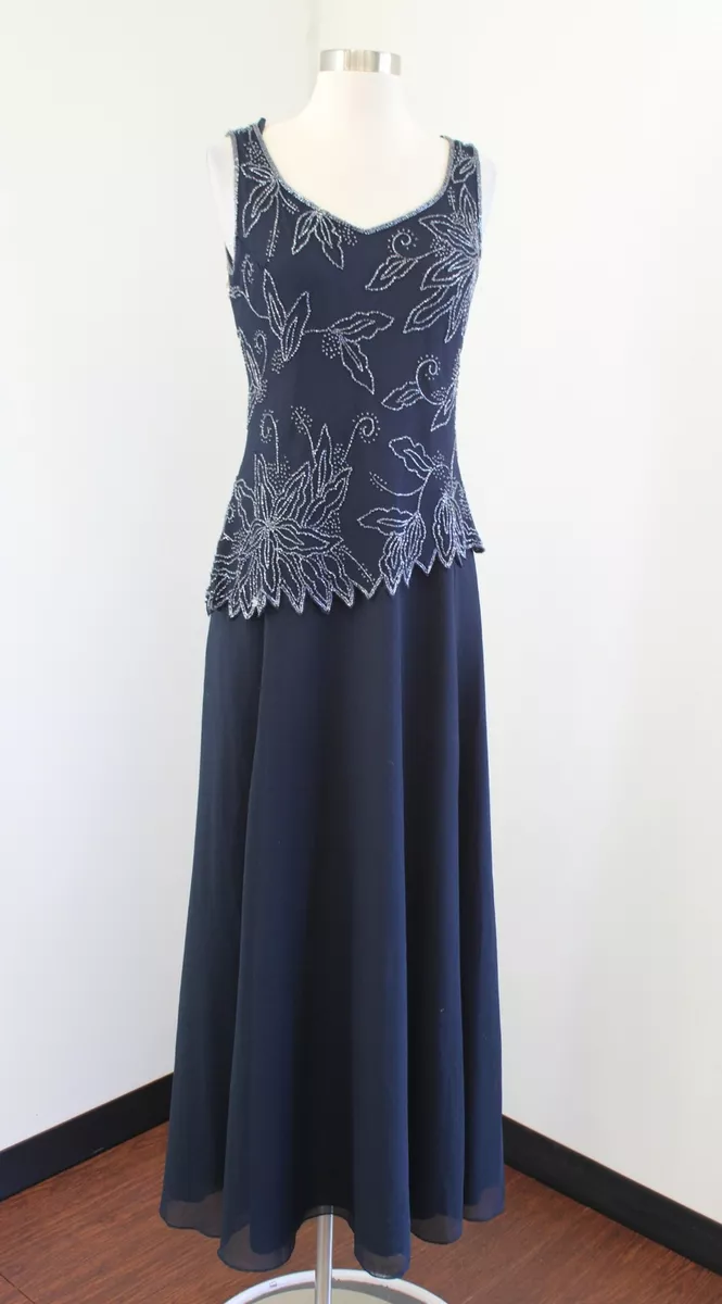 Jkara floral sequin clearance gown