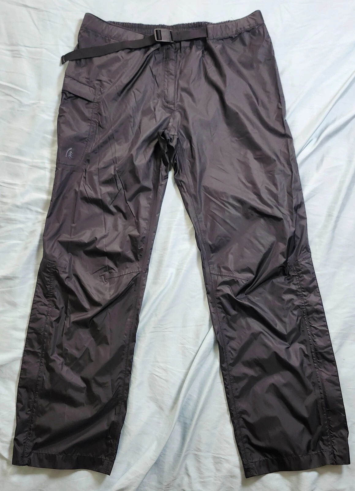 Sierra Designs Women's Pants Black Nylon Pants Size XL Rain Windbreaker