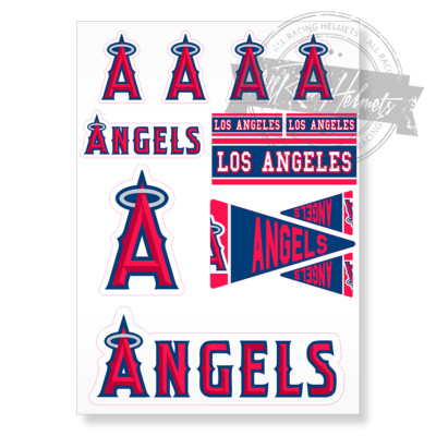 Los Angeles Angels MLB Baseball A4 Printed Vinyl Decal Sticker High ...