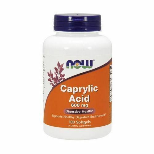 Now Foods, Caprylic Acid, 600 mg, 100 Softgels - Picture 1 of 1