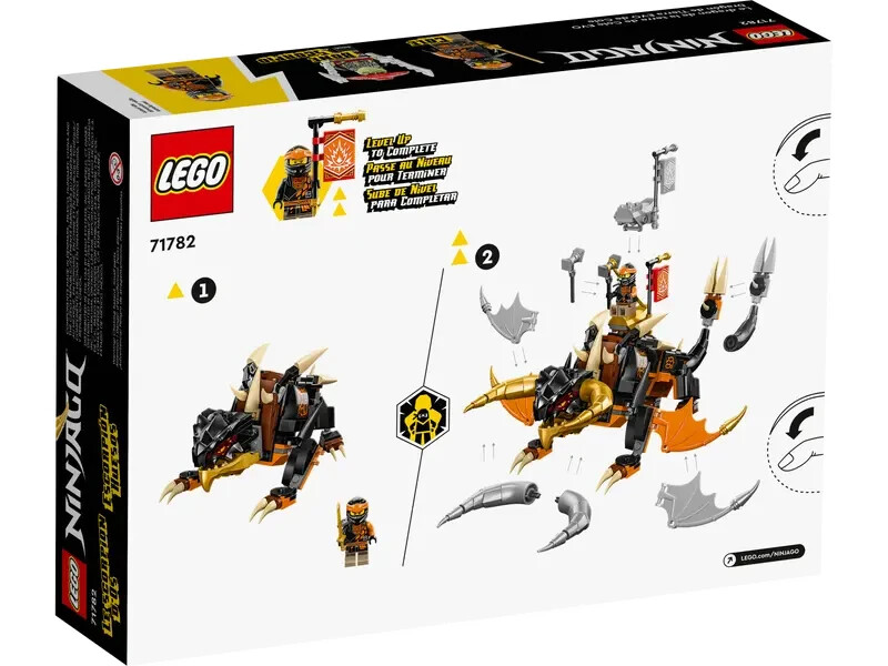 Lego Cole's Earth Dragon EVO 71782 NINJAGO Minifigure Building Set
