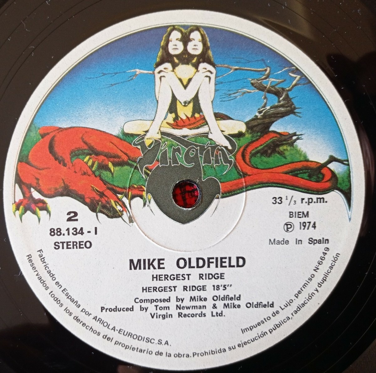 MIKE OLDFIELD ** Hergest Ridge ** ORIGINAL Spain 1974 PRESS LP | eBay