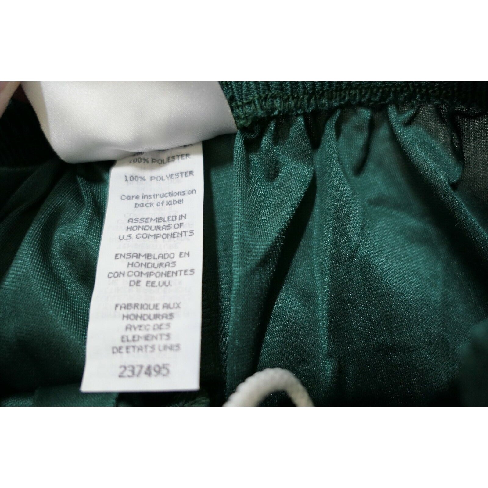 NWT Rare 90s Adidas Polyester Green White AZTECA Men's Small Soccer Shorts thumbnail 7