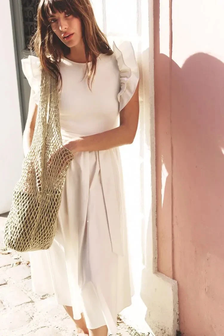 Zara Beige Dresses for Women for sale - eBay