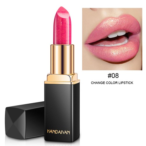 Glitter Lipstick Non-stick Cup Shimmer Gold Lip Gloss Mermaid Color Nude Pink | - Picture 18 of 19